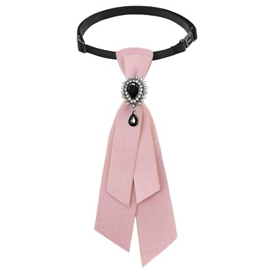 Bow Tie for Women Adjustable Womens Tie Girls Uniform Ties Pre Tied Womens Ne...