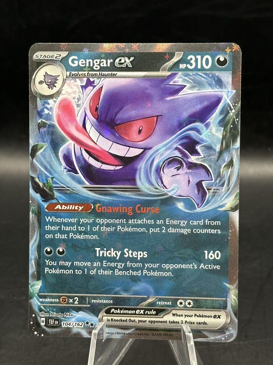 Gengar ex 104/162 Double Rare SV Temporal Forces Pokemon Gengar ex 104/162 Double Rare SV Temporal Forces Pokemon
