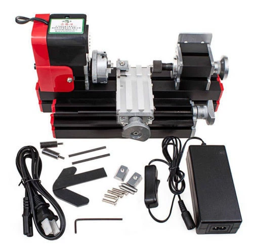 CNC Metal Motorized Mini Lathe Machine 20000rev/min DIY Tools - Picture 1 of 4