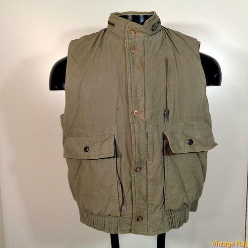 Cotton Safari Vest Mens Size 