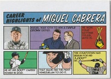 2022 Topps Heritage 1973 Career Highlights Comic Tigers Miguel Cabrera # 73TC-10