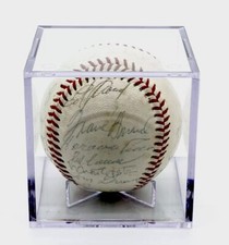 PSA 1970 SENATORS TEAM BASEBALL W/23 SIGNATURES-Nellie Fox, Frank Howard  Auto