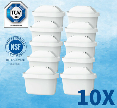 10X Waterdrop Filterkartuschen, Ersatz für Brita  Maxtra+  Plus, Maxtra Pro 