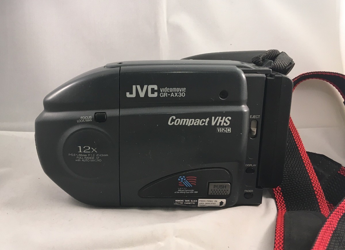 JVC VideoMovie GR-AX30 Compact VHS VideoCamera Camcorder | eBay