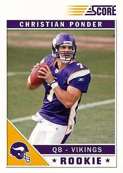 Christian Ponder trading card