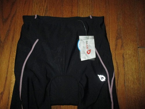 Baleaf schwarz passend gepolstert 3/4 Länge Radsport-Leggings Damen Gr. S neu mit Etikett - Bild 4 von 9