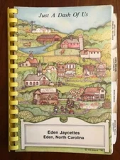 Eden Jaycettes, EDEN North Carolina Cookbook Recipes NC 1983 Jaycees