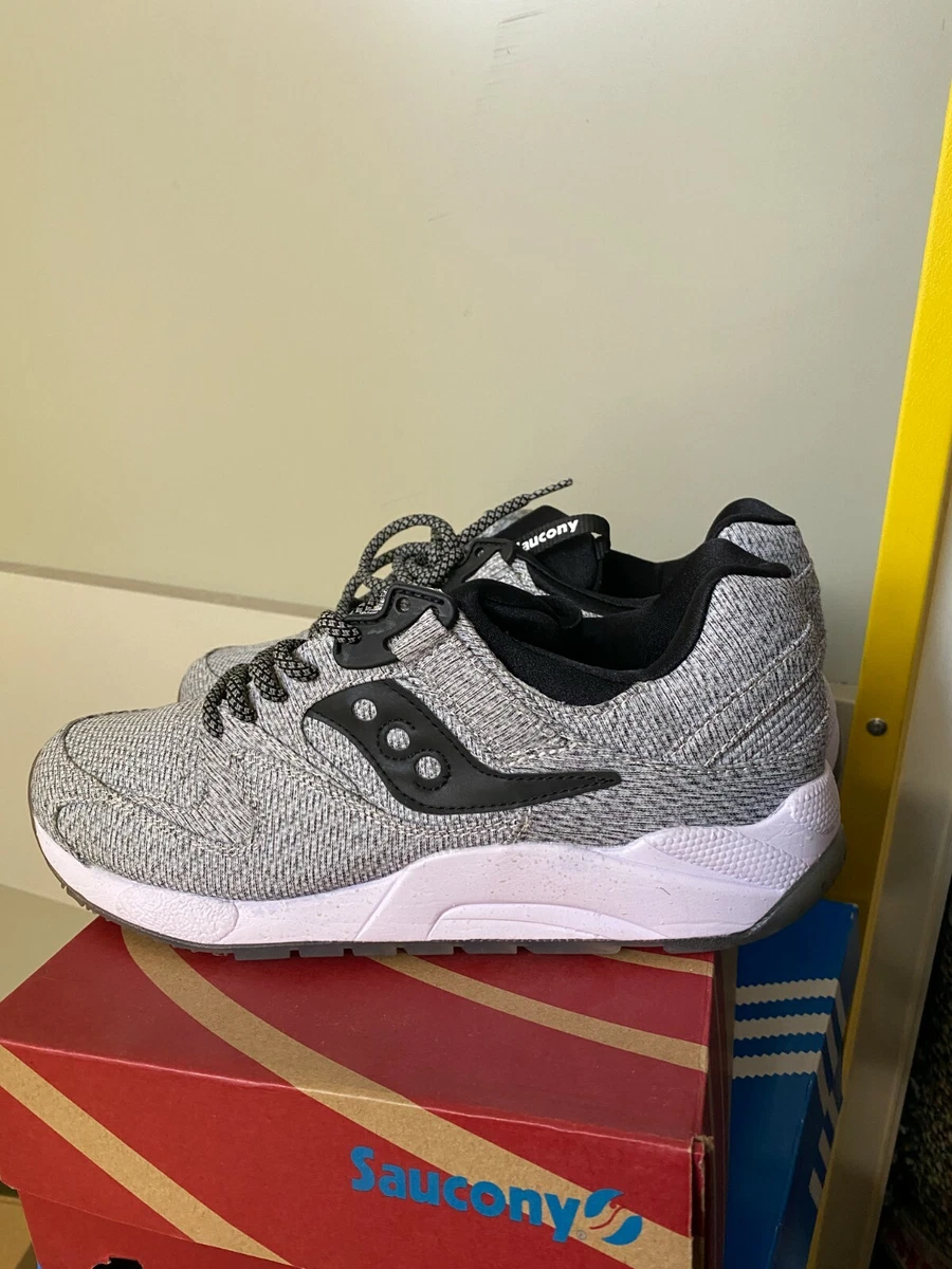 Saucony Grid 9000 White Black Static UK8