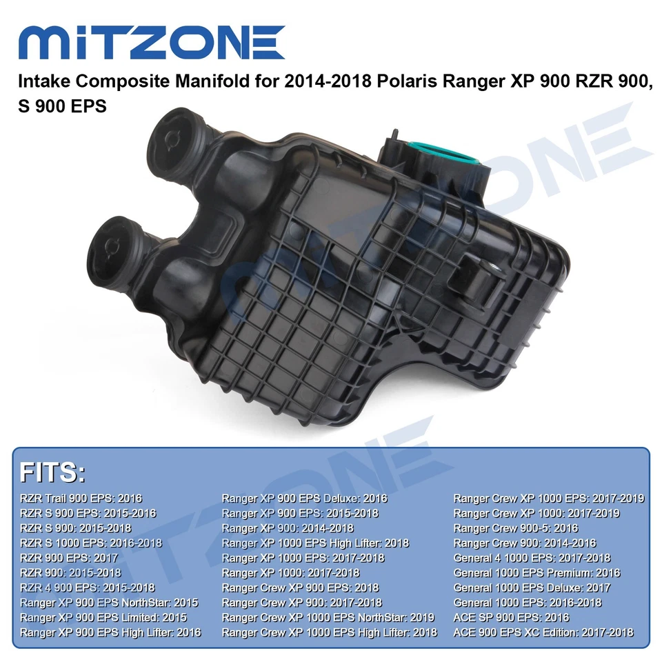 Colector compuesto de admisión para Polaris Ranger XP 900 RZR 900 2014-2018, S 900 EPS Foto 3 de 4