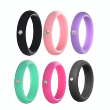 Silicone Wedding Ring Engagement Rings Athletic Jewelry Women Men Gift Jewelery