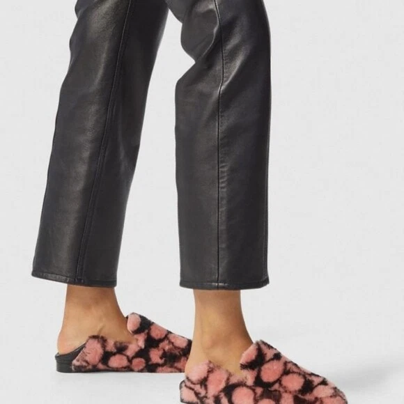 Coach store pink slippers