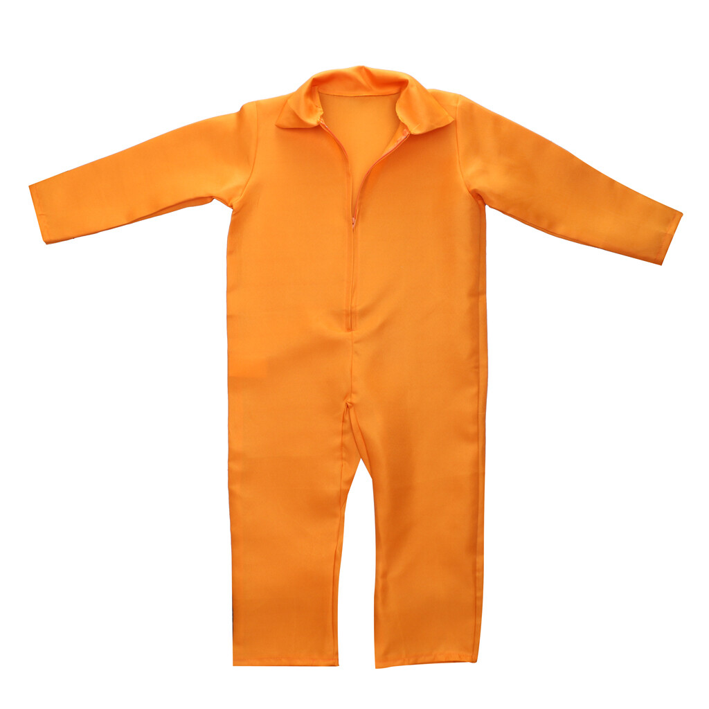 orange overall jumpsuit