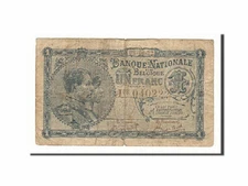 [#160737] Banknote, Belgium, 1 Franc, 1920-22, 1922-06-08, KM:92, VF(20-25)