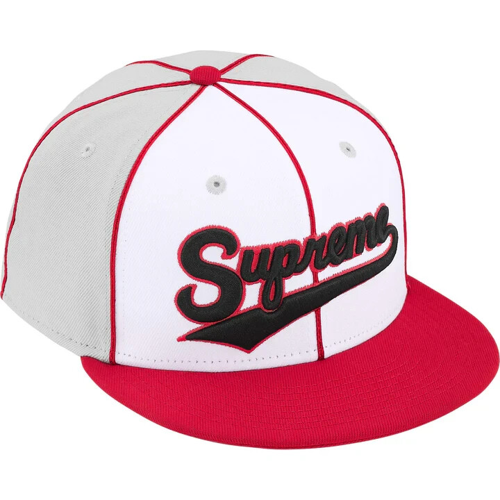 Supreme Piping Script Logo New Era Grey | eBay