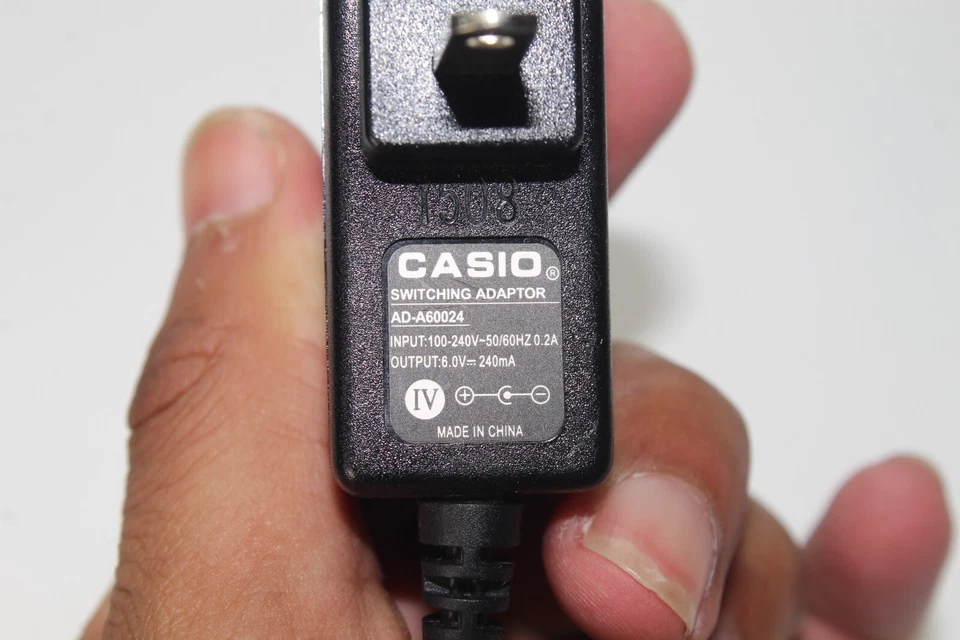 CASIO SSA-5W-05 AC Power Supply Adapter Charger Cord Output 6V 240mA - Image 2 of 2