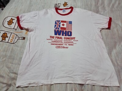 VINTAGE 1982 The Who The Final Concert Farewell Concert