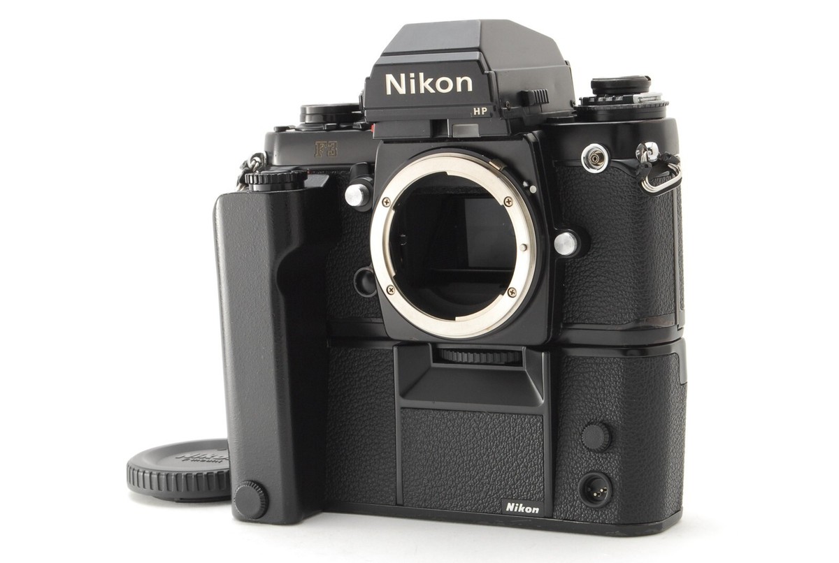 NEAR MINT】 Nikon F3 HP SLR Film Camera Body MD-4 Motor NEAR MINT】 Nikon F3 HP SLR Film Camera Body MD-4 Motor