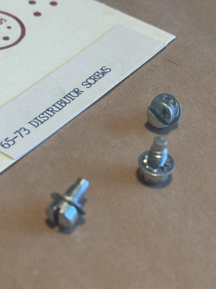 3X TORNILLO DISTRIBUIDOR FORD MUSTANG 1965-1973 NUEVO EN STOCK Foto 4 de 4