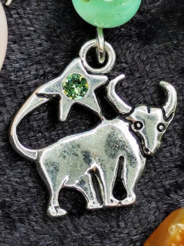 Kleine Sternzeichen-Ohrringe STIER Geburtsstein APRIL MAI 1.2.3. Dekade Schmuck - Bild 48 von 56