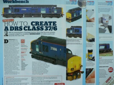 Aufbau einer DRS Baureihe 37/6 aus einem ViTrains Modell - Modelleisenbahn Zeitschriftenartikel