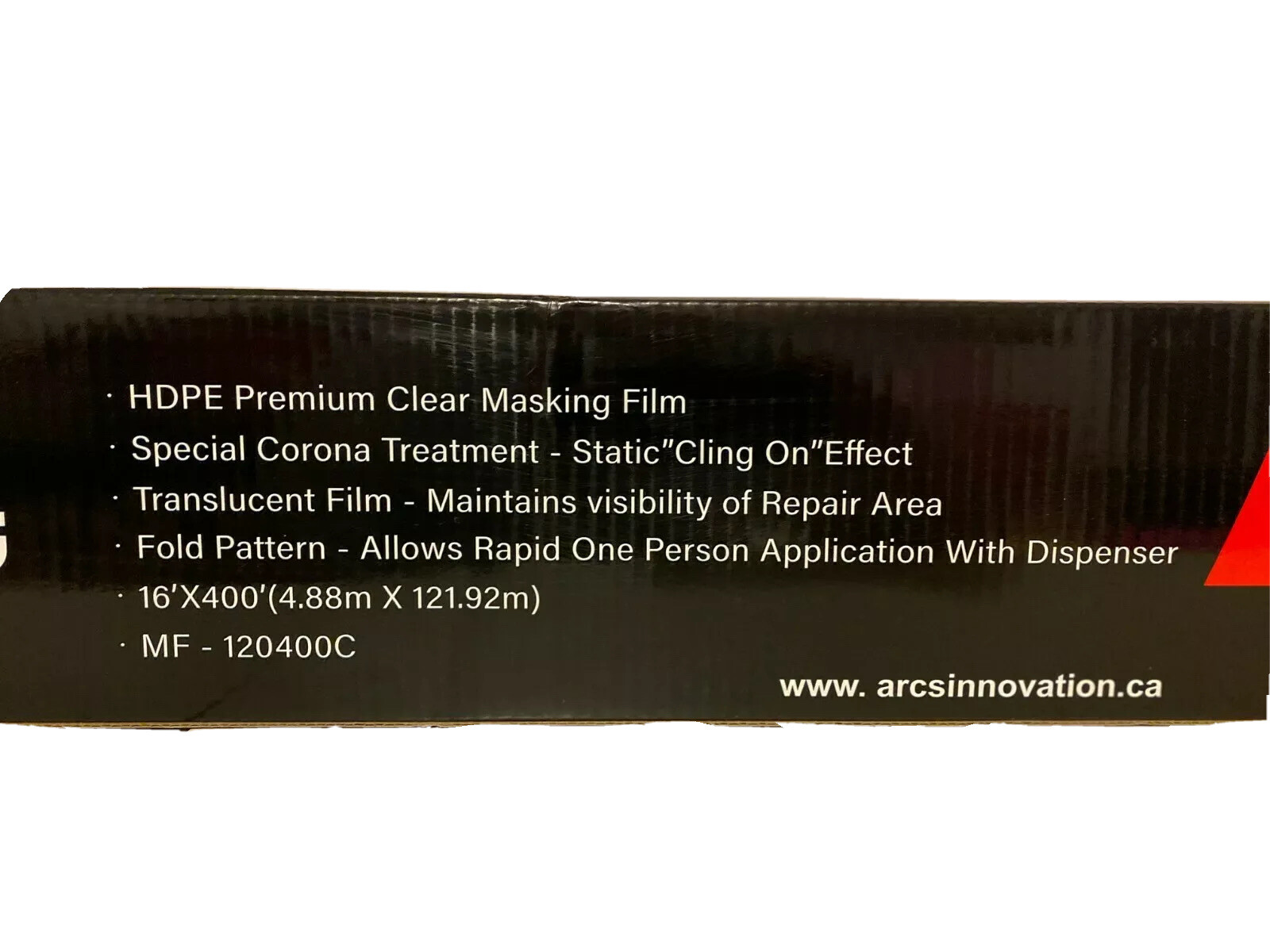 Plastic Sheeting Protective Automotive Overspray Paint Masking Film Roll 16x400