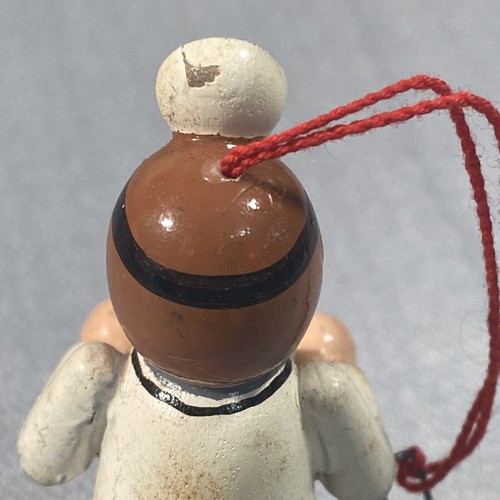 Vintage Christmas Ornaments Doctor Hand Painted Career Chart Wooden Medical Dr - Picture 6 of 9