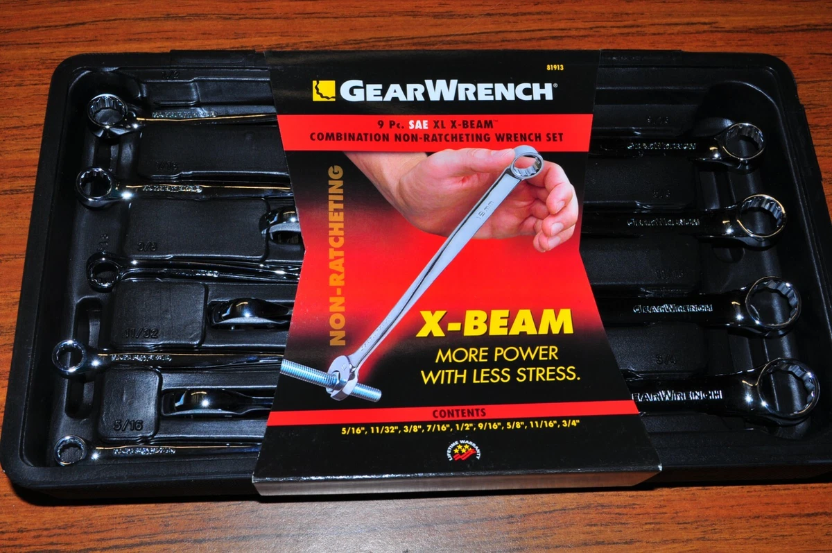 Gearwrench non ratcheting wrench set deals