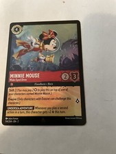 Disney Lorcana Rise of Floodborn 114/204 Minnie Mouse Wide-Eyed Diver Rare FOIL