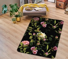 3D Rosa Bl&uuml;tenbl&auml;tter NAM7986  Spiel Teppich Mat Elegant Foto Teppich Fay