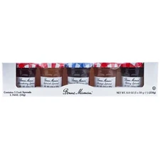 Bonne Maman Preserves Variety Pack 5 Assorted Flavors 1.76 Ounce Jars