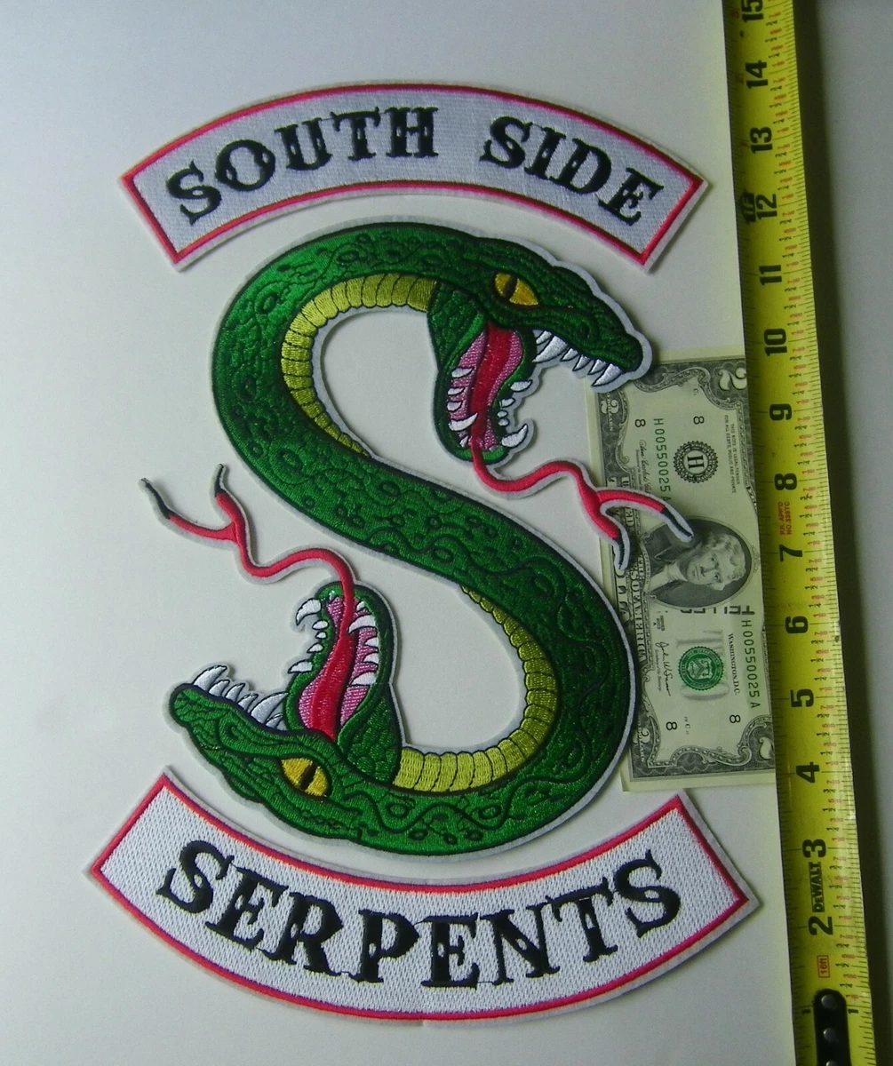 Riverdale South Side Serpents 3 Piece Iron On 14