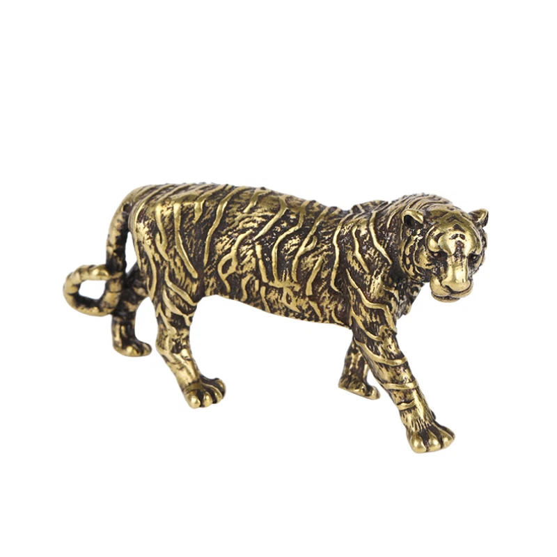 Brass Tiger Statue