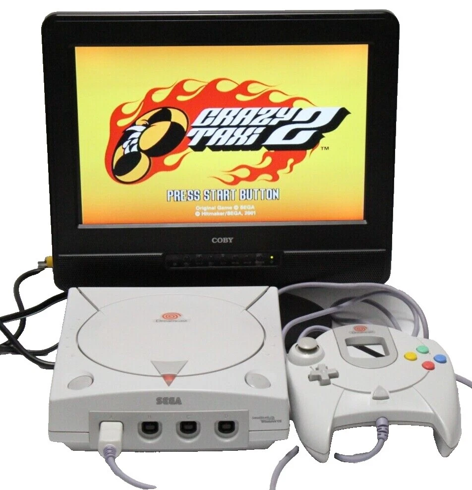 SEGA White Home Console Video Game Consoles