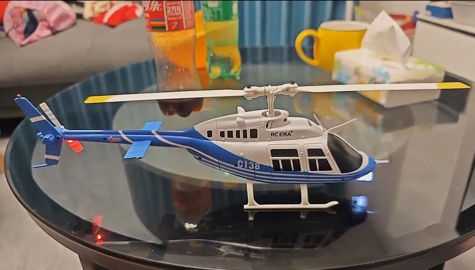 New C138 RC Helicopter Optical Flow Location 6 Channel Drone Helicopter 2.4G - Image 2 of 4