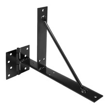 Heavy Duty Steel Black Adjustable No Sag Fence Gate Kit for Wooden Fence Windows