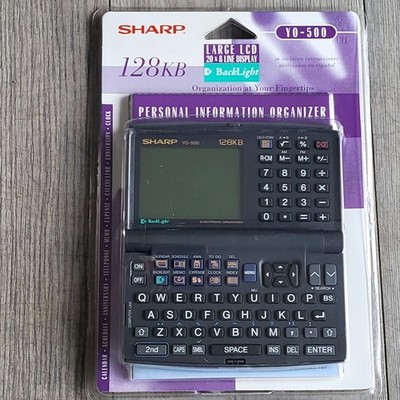 Vintage Sharp YO-500 Pocket PDA Organizer 128KB NEW In Sealed Blister Pack
