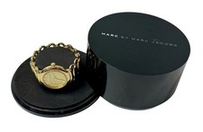 MARC BY MARC JACOBS Stainless Steel Gold Tone Chain Link Bracelet Watch