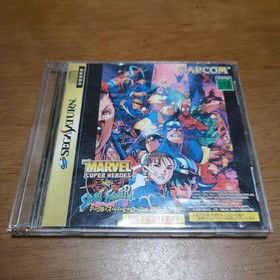 Includes Sega Saturn Marvel Super Heroes Vs Street Fighter 4Mb Ram