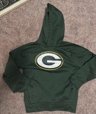 Green Bay Packers Hoodie Sweatshirt Pullover Youth Small 8 NFL Team Apparel