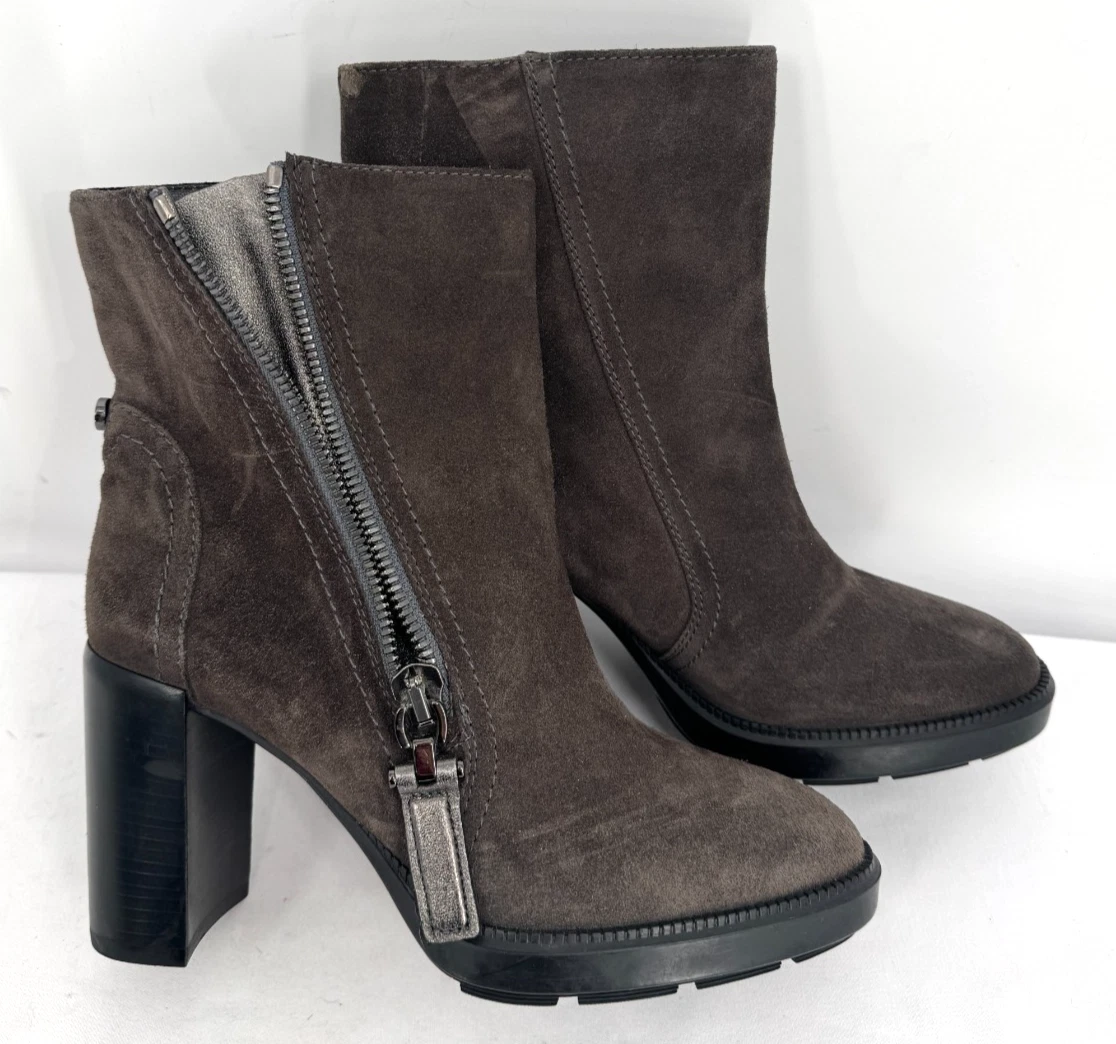 NEW Aquatalia Hayden Wax Suede Dark Brown Boots 11 Rhumba Dark Brown – Aquatalia® main image 4