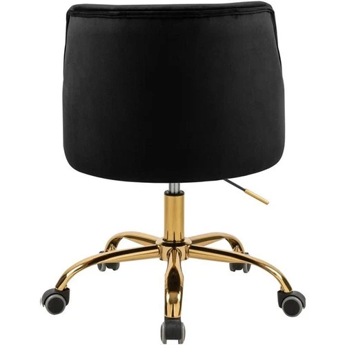 Arden Velvet Office Chair - Thumbnail 3