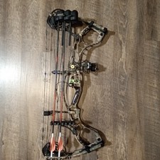 Hoyt faktor 30 compound bow with QAD drop away rest and single pin sight
