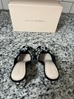 Loeffler Randall Sandals Black White Green Floral Pattern Size 6.5 New — photo 4