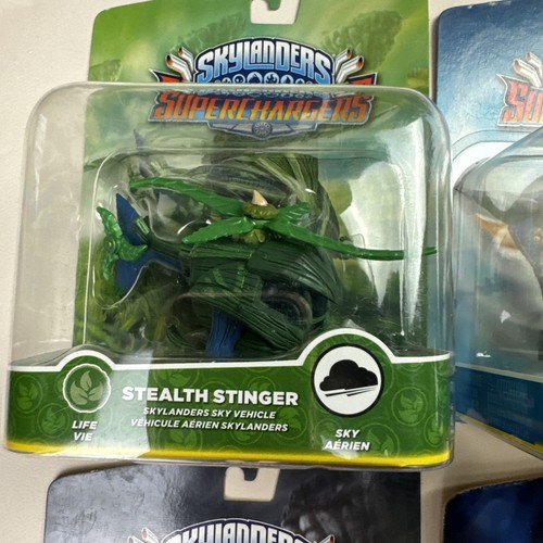 Konvolut (4) Skylanders Super Chargers Spielfiguren. Sea Shadow, Stealth Stinger, S - Bild 5 von 5