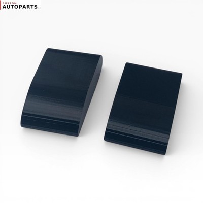 Ford Escort Mk3 Mk4 Cabriolet Boot Hinge Cover Cap Set | V84AB-L404K12 | Black