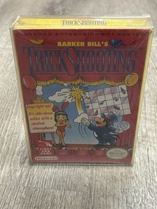 NES Nintendo BARKER BILL'S Trick Shooting - NEW & Factory Sealed Protective Case