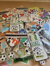 Soccer Scrapbooking Lot~Creative Memories, Jolee's, Mrs. Grossman's and more