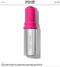 Haus Labs By Lady Gaga Color Fuse Glassy Blush Balm Stick Glassy Pitaya NEW