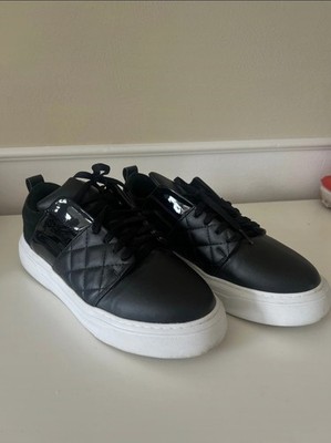 Herren Low-Top-Sneaker Designer Schwarze Signature Schuhe Schwarz MARTIN VALEN