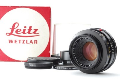 A- Mint] Leica SUMMICRON-R 50mm f/2 Lens 2-Cam Germany 11228 w/Box